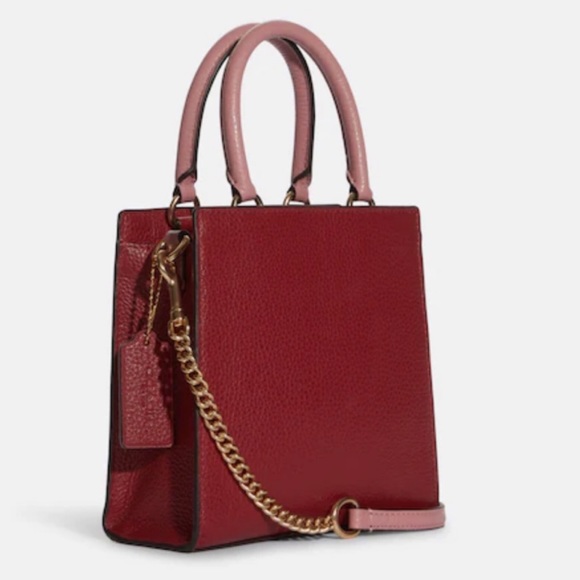 💋😍💋Coach Mini Pepper Crossbody In Colorblock - Picture 2 of 5